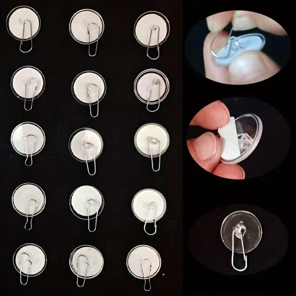 100Pcs Self-Adhesive Utility Hooks Mark-Free Wall Hooks Wedding Decorations