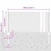 Welded Wire Fence 10 x 0.6 m (W x H) Hot Dip Galvanized Steel