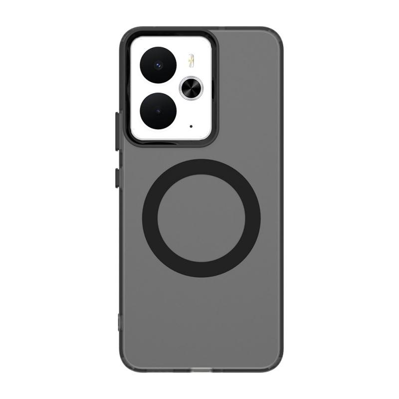 Для Realme 14 5G Чехол Крышка Realme 14 5G Capas Прозрачная Беспроводная Зарядка Кольцевой Магнитный Матовый Прозрачный Fundas OPPO Realme 14