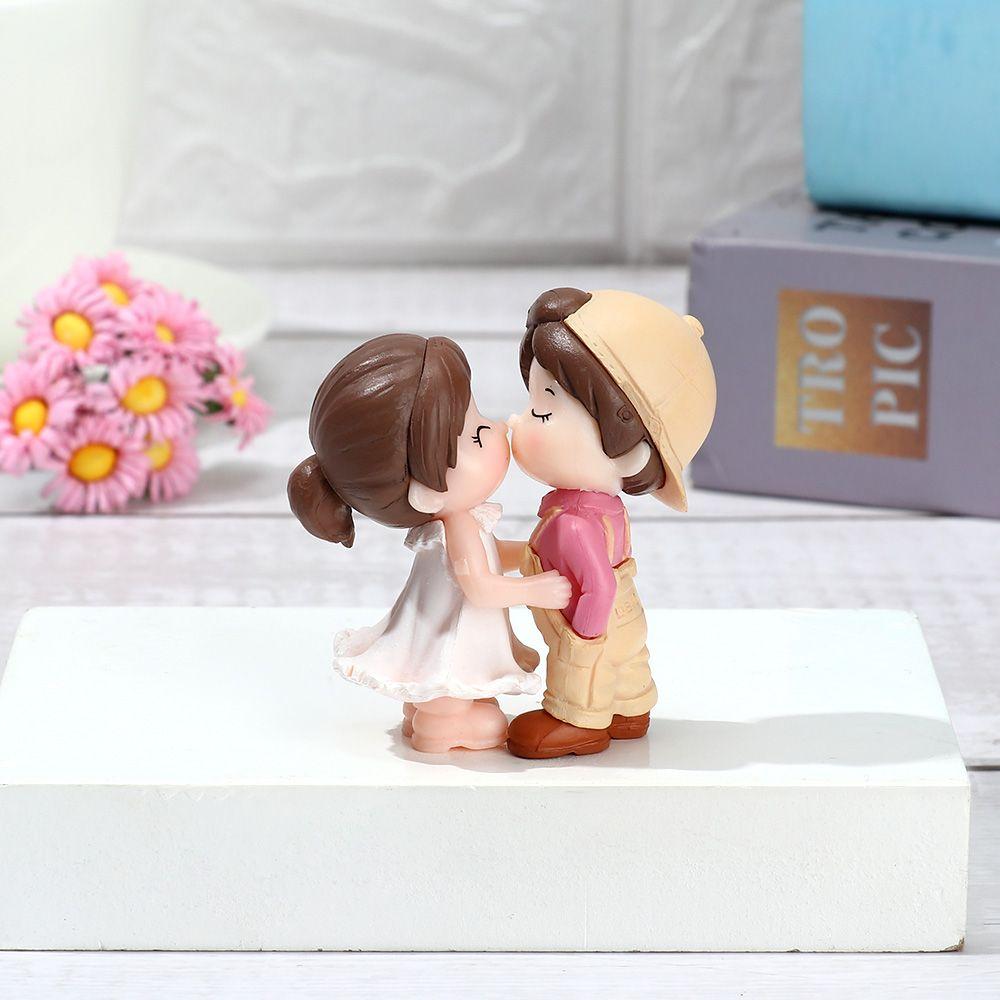 Home Crafts Miniature Wedding Ornaments Sweet Couple Figurines Anc Couple