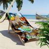 Krtek poster Beach Towel, Large Soft Quick Dry Towel for Beach Camping Swimming