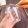 50Pcs 360Ml Disposable Mousse Cake Cup With Lid Transparent Plastic Pudding Jelly Dessert Yogurt Cake Cups Party Favors Packaging Box