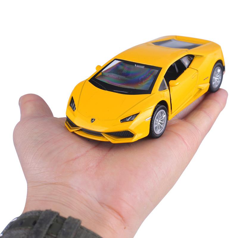 1:36 Колесо Lamborghini Huracan Германия Логотип Быка Литой Супер Спорткар Металлическая Модель Инерционная Машинка Сплав Игрушка