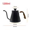 Stainless Coffee Maker Gooseneck Kettle Goose Beak Kettles Hand Drip Kettle Accessories Coffee Kettle with Thermometer