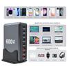 Desktop 600W GaN Multi-Port Charger: 140W PD for Laptops & Drones
