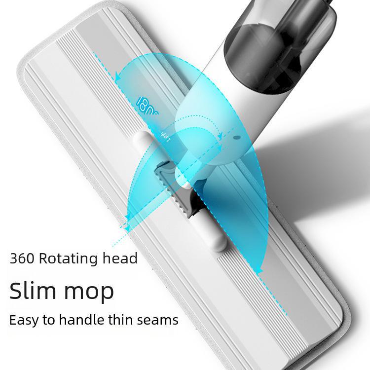 «Беспроводная плоская швабра с водяным распылением для мытья полов в доме»