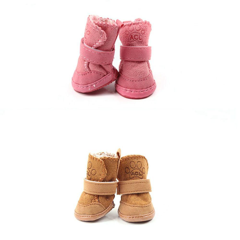 Сохранение тепла на открытом воздухе для маленьких собак, кошек Обувь для домашних животных Товары для собак Нескользящие кроссовки Ботинки для собак