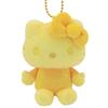 Hello Kitty Color Variation Mascot Yellow 203625-24 H10 X W7.5 X D5cm