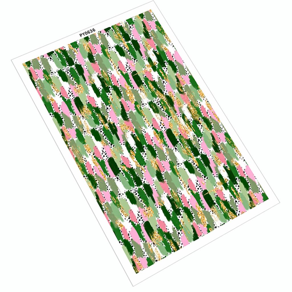 Festive Water Transfer Decals Set For Patrick's Themed Parties With Strong Adhesion And Sturdy Material