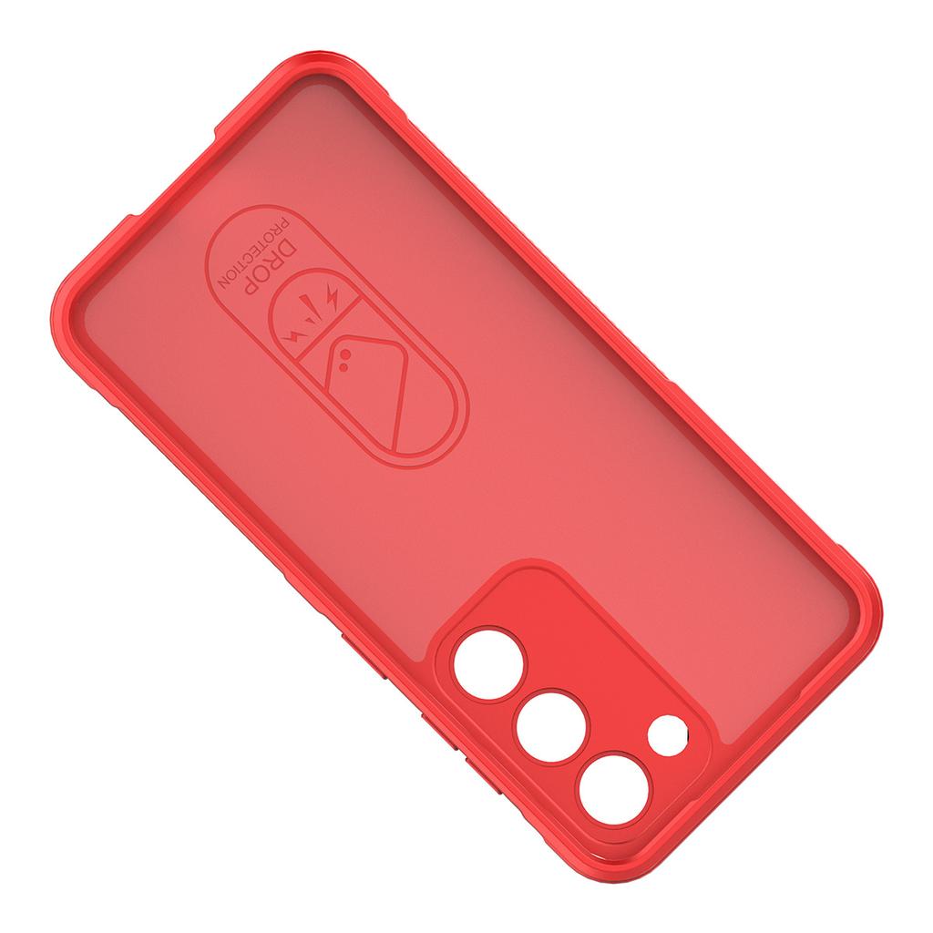 Durable FlexArmor Case for Samsung Galaxy S23+ - Red Protective Cover by Magic Shield