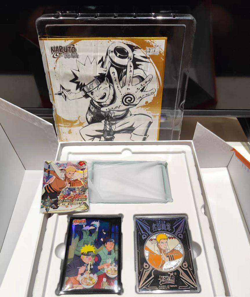 Anime Genuine Naruto The Scroll of Youth Rare SP Card Brick Ninja World Collection Card Kids Toy Game Gift
