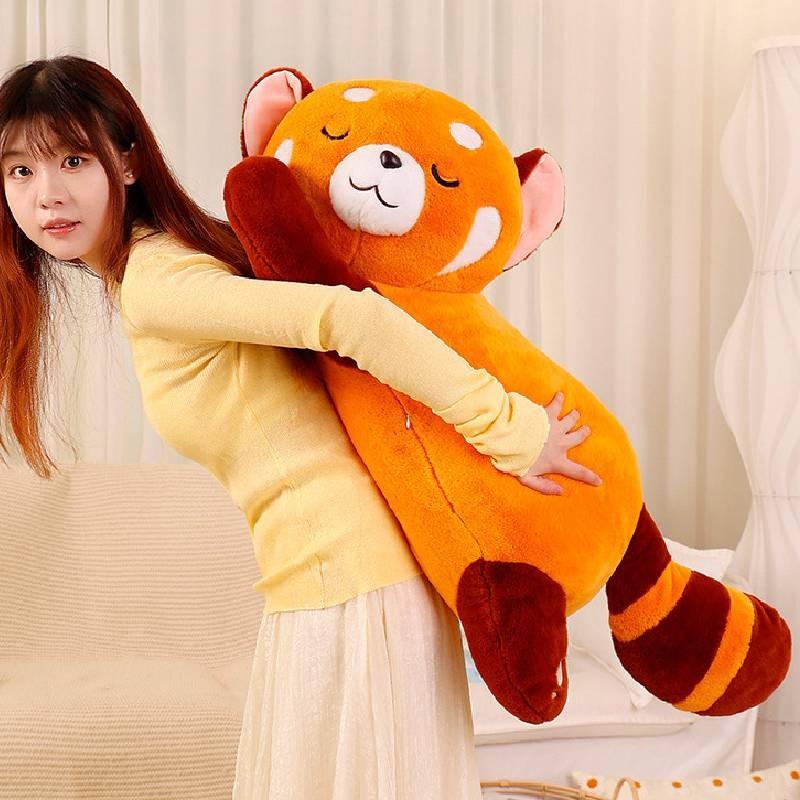 Plush Toy Raccoon Cartoon Stuffed Animal Doll Children Bedroom Decor Kids Gift