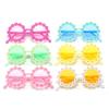 UV 400 Protection Children's Round Flower Sunglasses Ocean Lens Daisy Eyewear Photo Sun Glasses