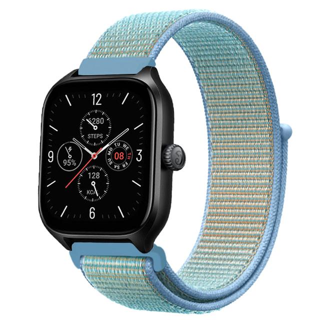 20 мм 22 мм Нейлоновый ремешок-петля Для Amazfit GTS 4/3/3pro/2e/GTS 2 Mini/GTR 4 47 мм/GTR 2/Stratos 2 3 Ремешок Для Amazfit Bip 3 Pro Correa