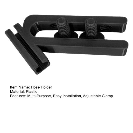 Aquarium Hose Holder with Clamp Fish Tank Water Tube Clamp Adjustable Clamp Hose Holder Prevents Slipping for Water Barrels