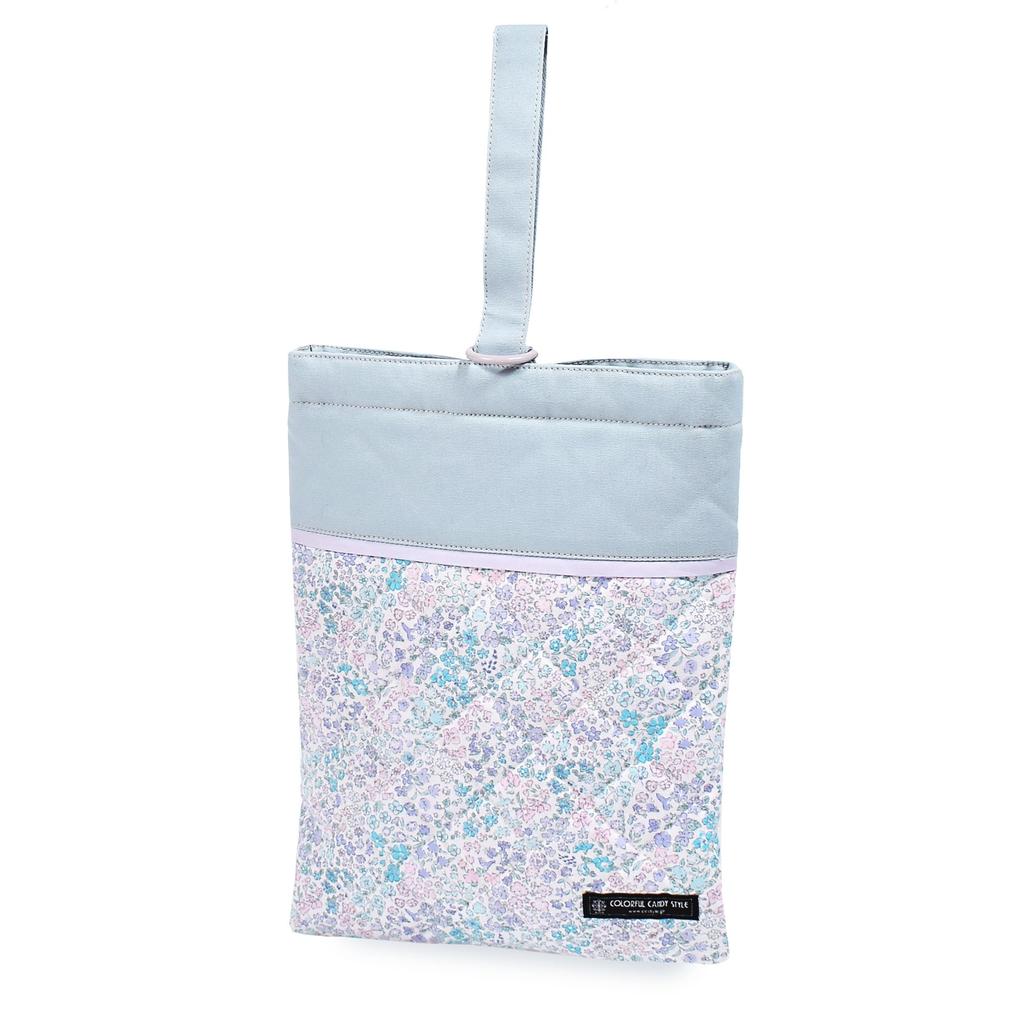 COLORFUL CANDY STYLE Kindergarten Entrance Lesson Shoe Drawstring Gym Clothes Lunch Cup Accessory Apron Floral Cute NT609400 6-piece Set, Bag, Case,