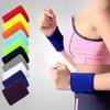 1PCS2 PCS Unisex Cotton Wristband Terry Cloth Cotton Sweatband Sports Wrist Tennis Yoga Sports Sweat Absorbent Wristband Latest 8x8cm