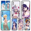 Phone Case For Samsung Galaxy A52 A14 A50 A70 A10S A30 A40 A20S A20E A02S A12 A22 A72 A32 5G A04s Genshin Impact Sexy Girl Cover