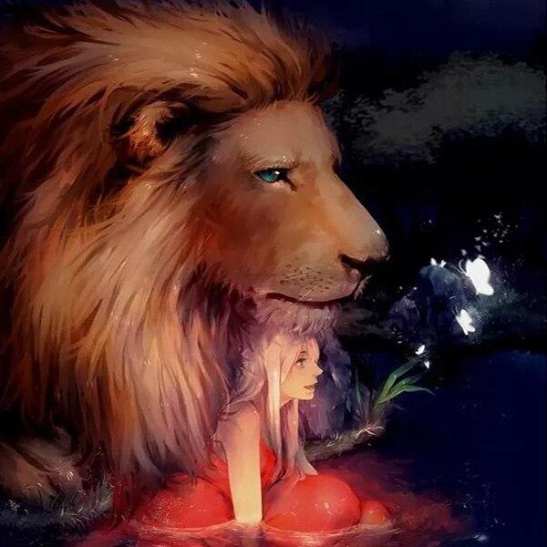 17 Style Full Round Drill Diamond Mosaic Lion Animals Diamond Painting Cross Stitch Wild Animal 5D DIY Diamond Embroidery Decor