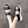 Спортивные сандалии женские летние студенческие корейская версия Wild с толстой подошвой и открытым носком пляжные модные сандалии женские