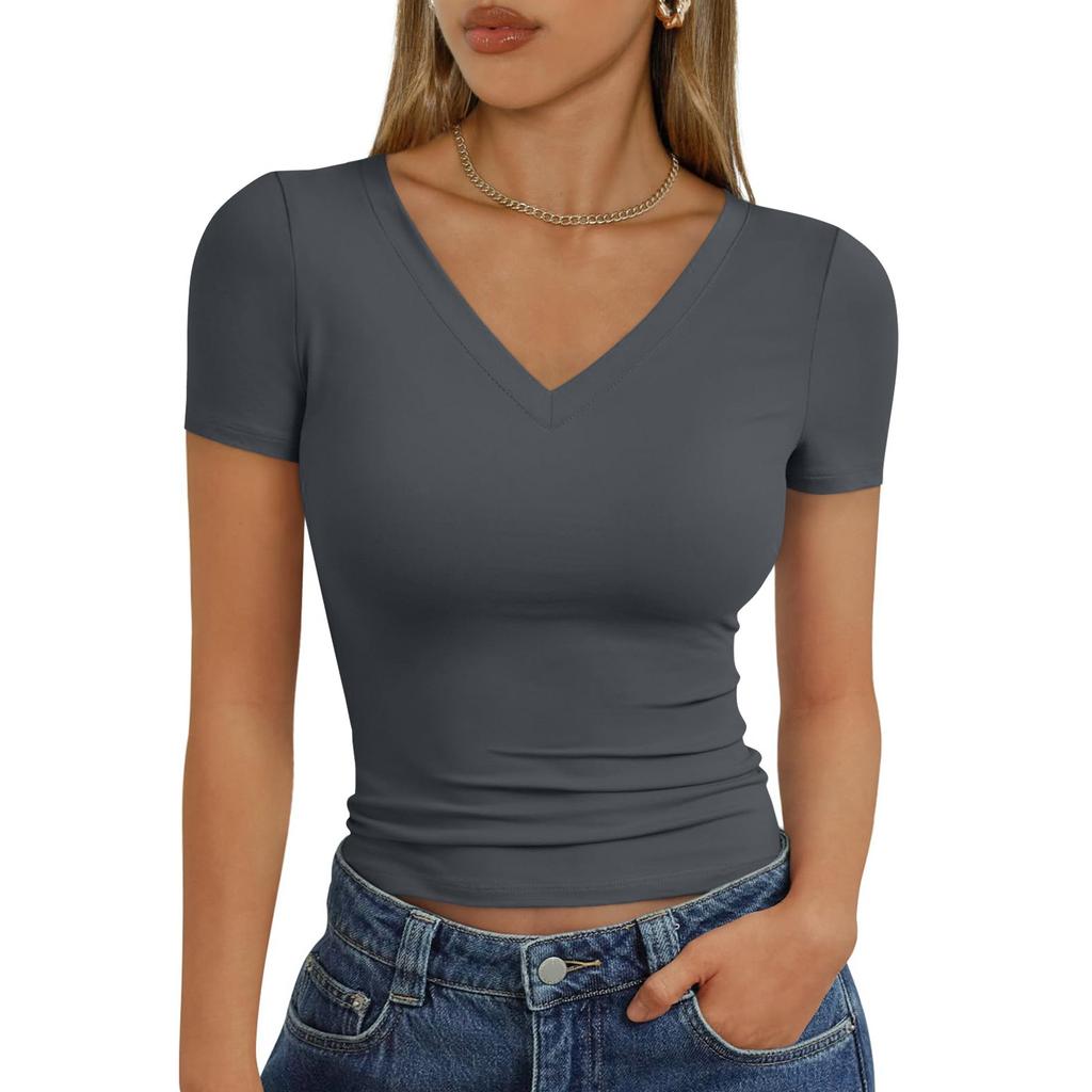 Женская мода повседневная узкая рубашка с коротким рукавом верхняя одежда топы