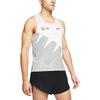 Nike Tank Tops Men's White Crew Neck Moderate Halter Neck CW1253-100