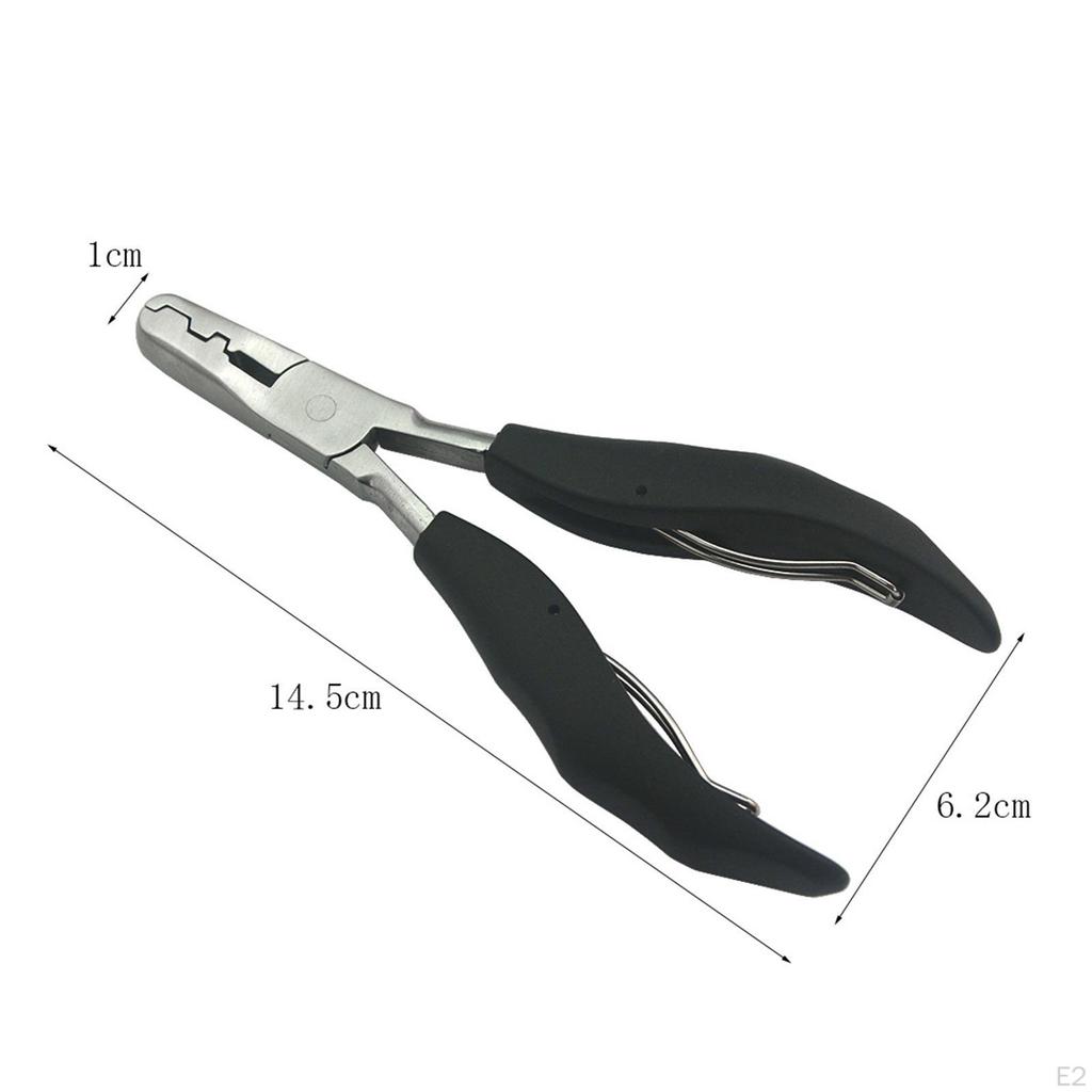 Щипцы для наращивания волос с двумя слотами, профессиональные, высокопроизводительные, многофункциональные