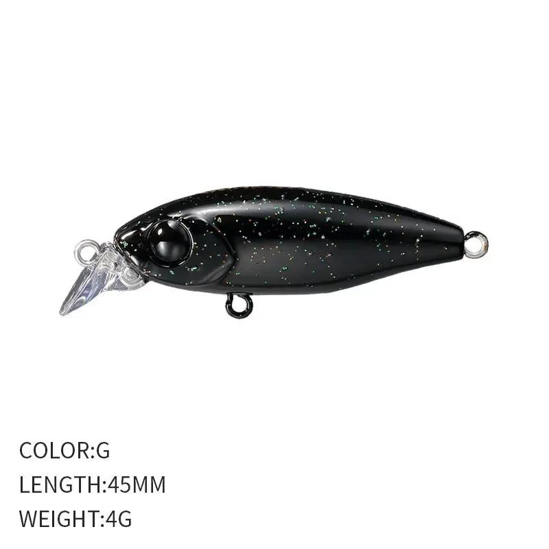 45mm 4g Underwater Minnow Stream Bait Lures Top Water Artificial Wobblers Crankbaits Hard Lures Fishing Accessories Easy To Use