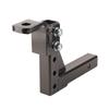 10in Drop Hitch Ball Mount 5000lbs Capacity Heavy Duty Adjustable for 2in Receiver RV Trailer