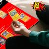 Двуязычный игровой коврик Nami Card Game для боевых карт, Белый боевой коврик, Игровое поле-стадион, Покерный коврик TCG, Игровой коврик для коллекционных карточек и игровой коврик, Для двух игроков -