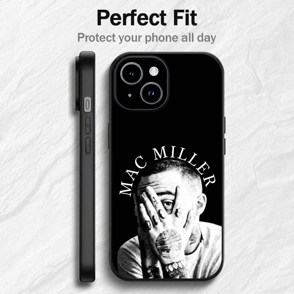 Крутой чехол для телефона M-mac M-millerS для iPhone 17 16 15 14 13 12 PRO MAX PLUS Mini TPU Мягкий, приятный для кожи чехол