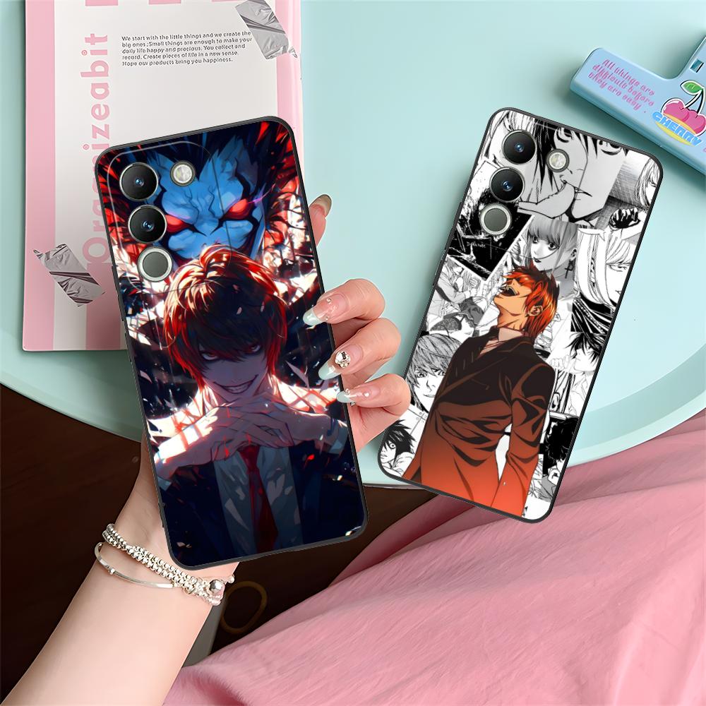 Чехол для мобильного телефона Death Note Kira Light для VIVO Y77 76 75 74 73 72 58 56 55 51 50 38 36 Y19 Y18 Y03 Y01 5G с принтом