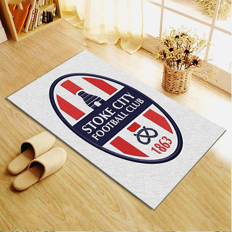 Новый ковер Stoke City FC 2025 для гостиной, спальни, дома, украшение дивана, детский игровой нескользящий коврик182