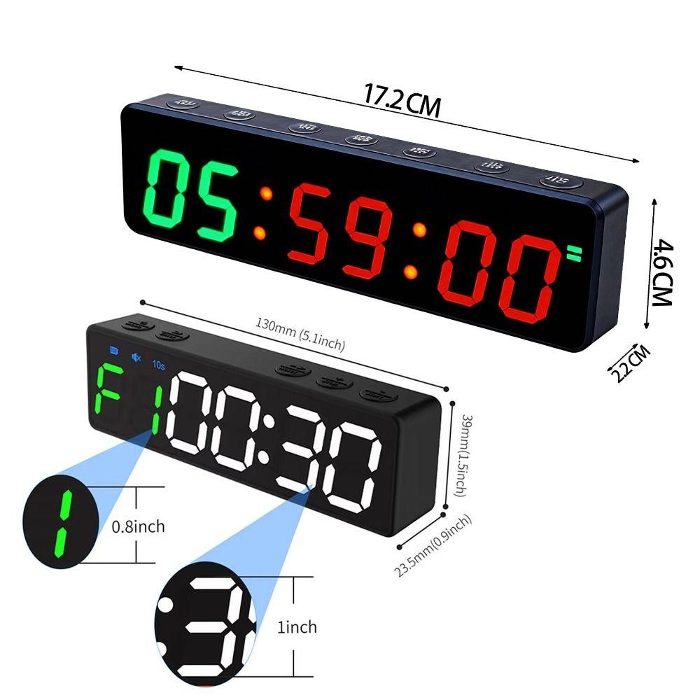 with Magnetic Back Mini Gym Timer Portable Workout Timer Exercise Timer Gym Timer Training
