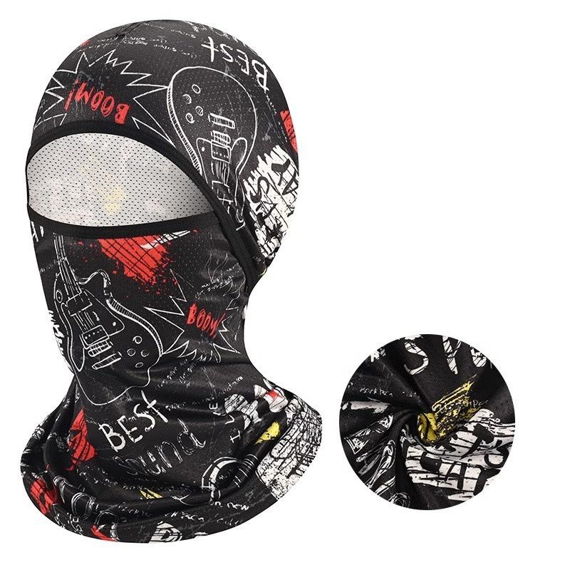 Летняя крутая Балаклава из ледяного шелка, велосипедная анфас, солнцезащитная кепка с защитой от ультрафиолета, спортивная крышка для лица, головные уборы, велосипедная мотоциклетная мужская шляпа