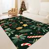 Ковер для гостиной, рождественское украшение, большая площадь, зона дивана и журнального столика, мягкий, пушистый, для спальни, гардеробной, входной придверный коврик