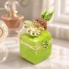 Hinged Lid Hummingbird Bird Figurine Jewelry Box  For Rings Earrings Necklaces