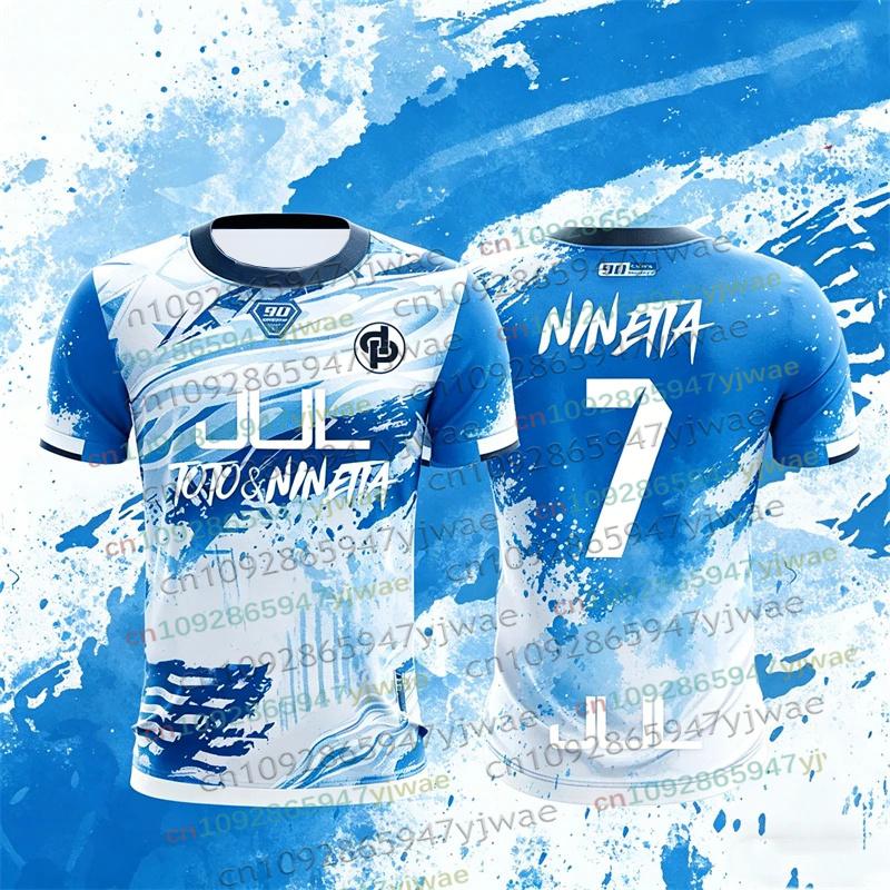 2026 New JUL Album Jersey French Rapper Hip Hop Streetwear 90 Minutes MM9 JUL Football T-shirt Men's And Women's Casual Clothing