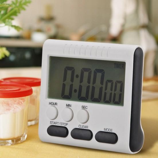 Cooking Digital LCD Timer Kitchen Time Countdown Alarm Clock Baking Pizza Tool