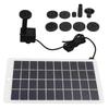 Solar Fountain Pump Professional Highly Efficient Solar Powered Water Pump for Outdoor Garden Patio 4W 5V