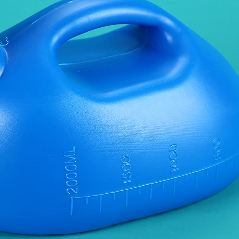 Toilet Supply For Outdoor 2000Ml Plastic Male Bed Potty Pee Bottle Collector With 160Cm Tube Portable Pee Urine Bottle