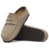 Birkenstock Неаполь Упакованные Модные Удобные Дышащие для улицы Подошва из ЭВА-резины Износостойкие Закрытый носок Шлепанцы Унисекс Шлепанцы Серо-коричневые 1029675