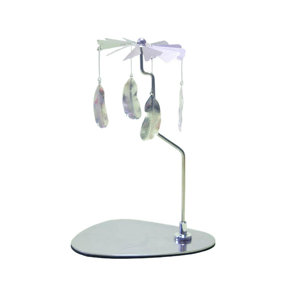 С вращающейся подставкой-подсвечником из нержавеющей стали, подсвечник для чайной свечи, романтический вращающийся подсвечник, подарок