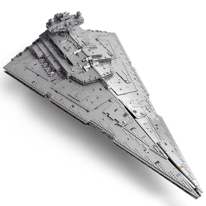 Новый 13135 Star Plan Toys Модель Звездного Разрушителя ISD Monarch Строительные Блоки Сборка Модели Звездолета Набор Кирпичиков Детский Рождественский Подарок