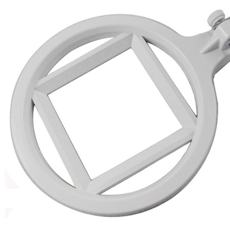 Desktop Magnifier With Illumination 130mm Large Size Foldable 2x 6x Table Lamp Magnifying Glasses With Led Scale Third Hand Lupa