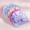 Baby Girl Turban Infant Bow Knot Caps Newborn Baby Cap  Toddler Hat Beanie Head Wraps