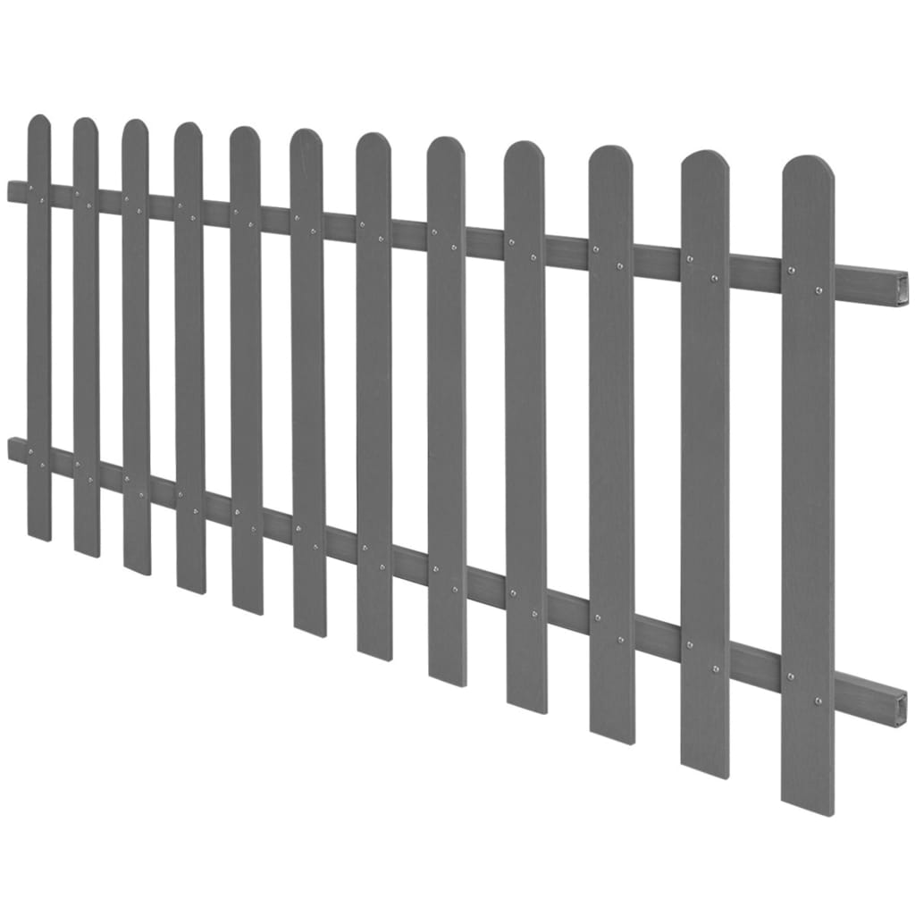 WPC Picket Fence 200 x 80 cm