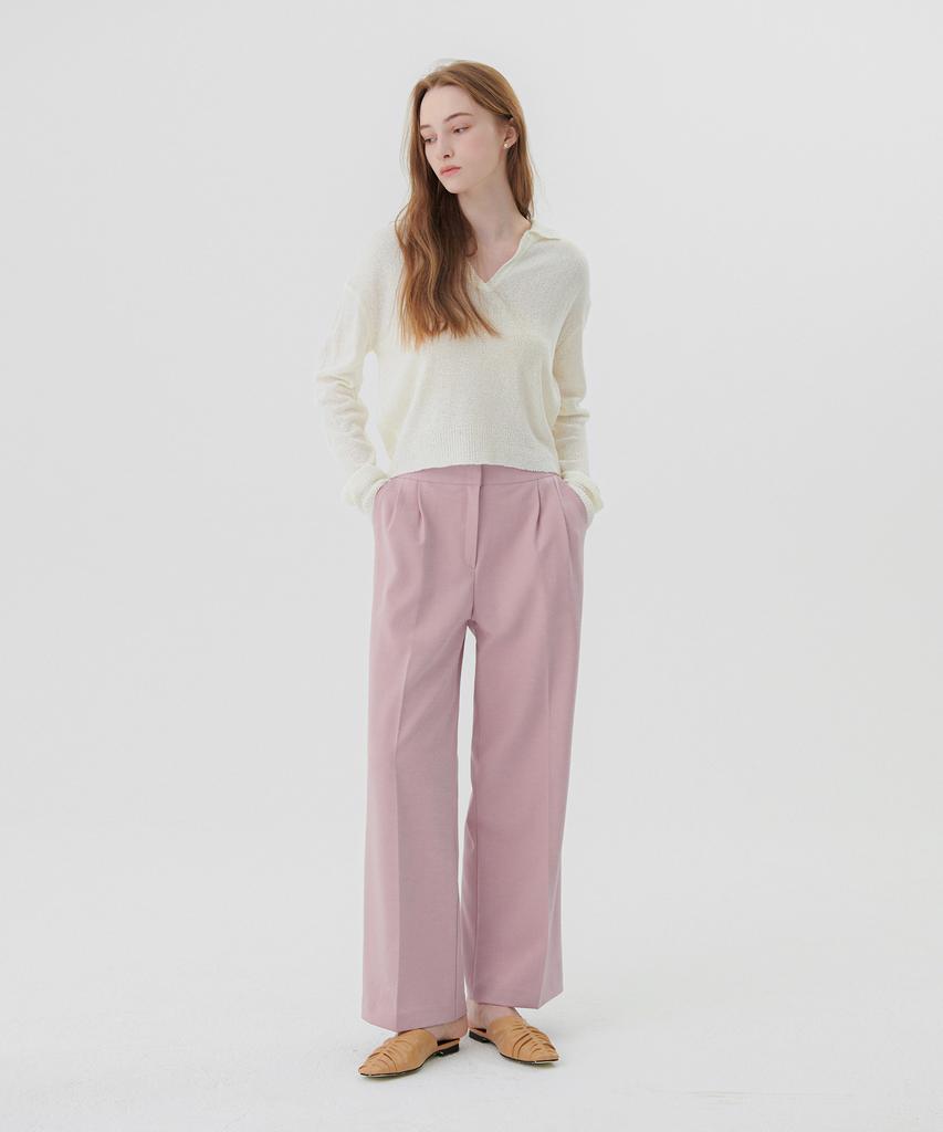 PANDORAFIT Rossi Pintuck Wide Slacks