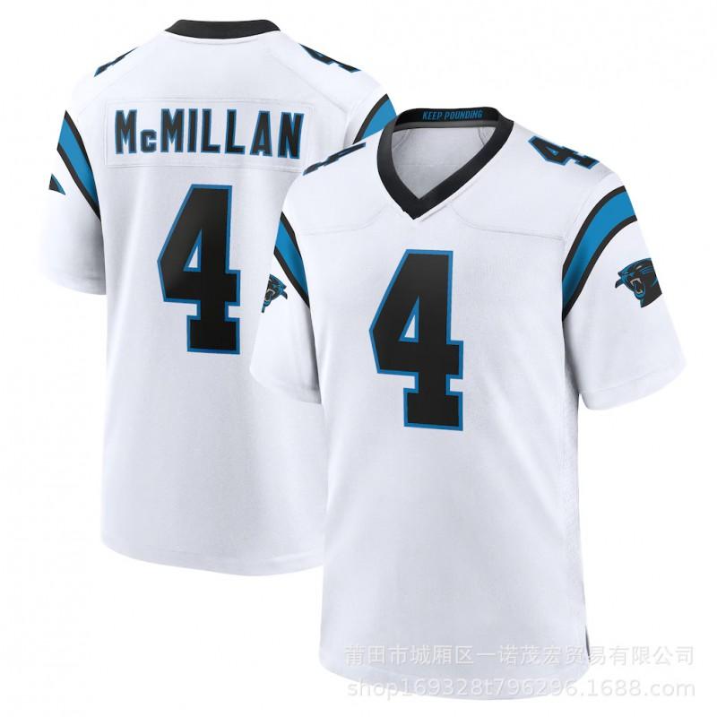 Panthers Football Jersey 22 McCaffrey 6 9 Young 4 Team Embroidered Sports Uniform Men