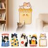New Self-adhesive Cat Scratcher with Random Pendant Irregular-shaped Felt Scratching Mat Wall-mounted Cat Crawler Stickers